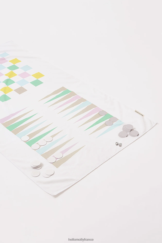 Hello Molly serviette jeux d\'été sunnylife blanc multi accessoires 40222H10263