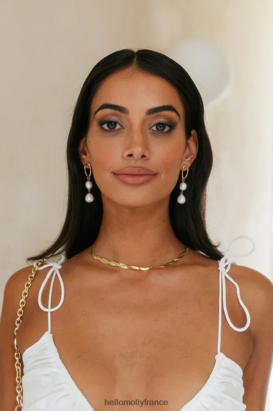 Hello Molly Collier filé autour plaqué or 18 carats accessoires 40222H10089