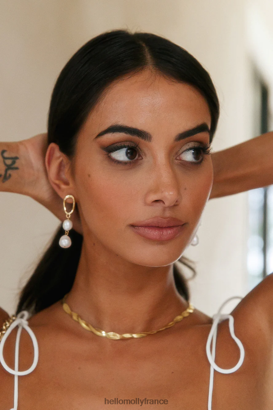 Hello Molly Collier filé autour plaqué or 18 carats accessoires 40222H10089