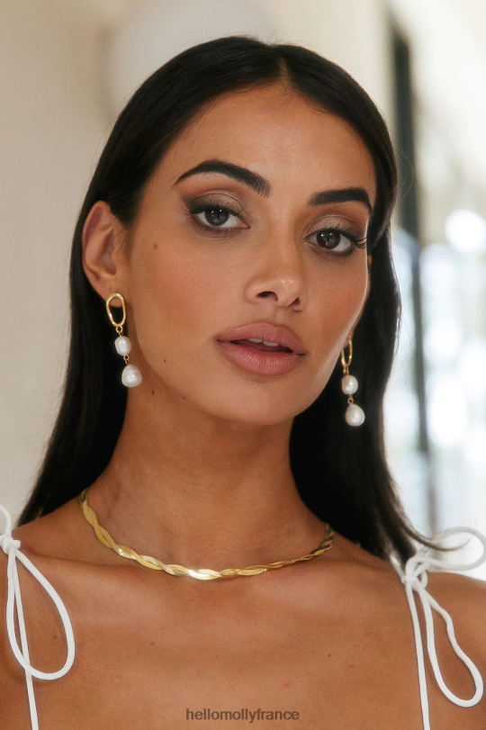 Hello Molly Collier filé autour plaqué or 18 carats accessoires 40222H10089