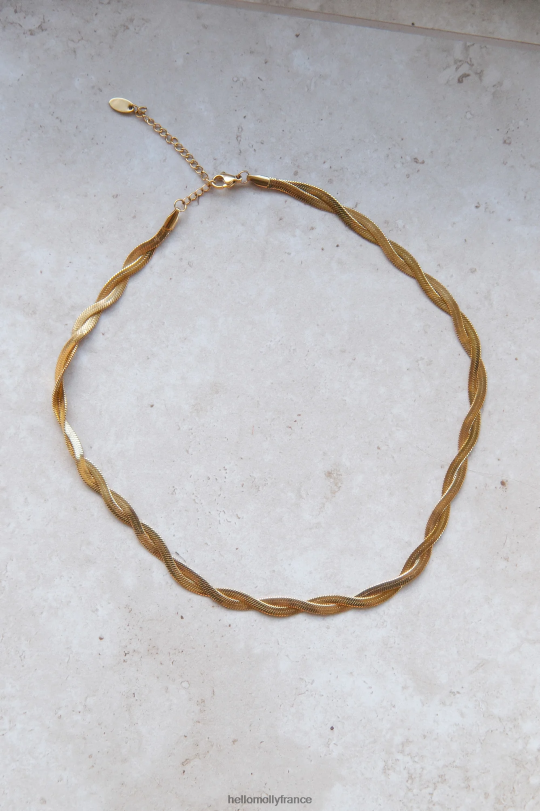 Hello Molly Collier filé autour plaqué or 18 carats accessoires 40222H10089