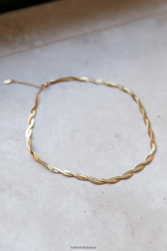 Hello Molly Collier filé autour plaqué or 18 carats accessoires 40222H10089