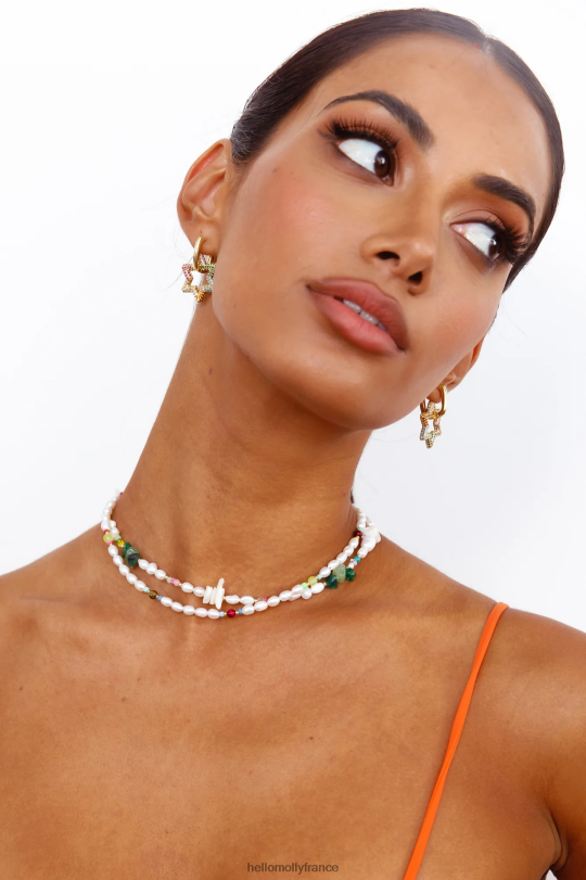 Hello Molly boucles d\'oreilles nuit étoilée en laiton accessoires 40222H10095