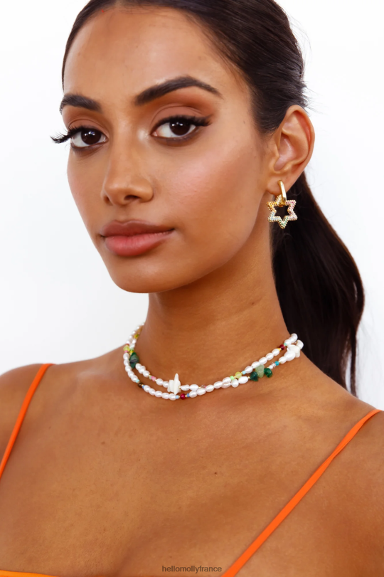 Hello Molly boucles d\'oreilles nuit étoilée en laiton accessoires 40222H10095