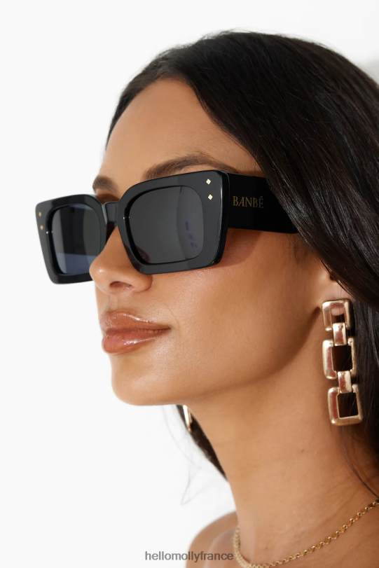 Hello Molly Banbe les lunettes de soleil Candice encre noire accessoires 40222H10191