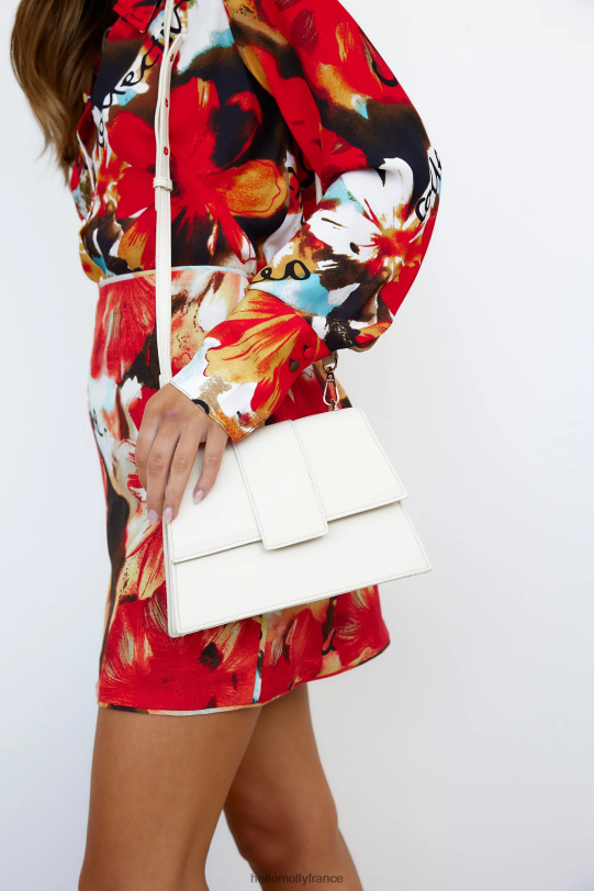 Hello Molly Billini Dolly sac bandoulière texture osseuse accessoires 40222H10242