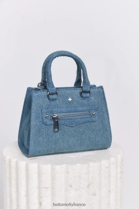 Hello Molly peta + jain sac jaden denim argent bleu accessoires 40222H10166