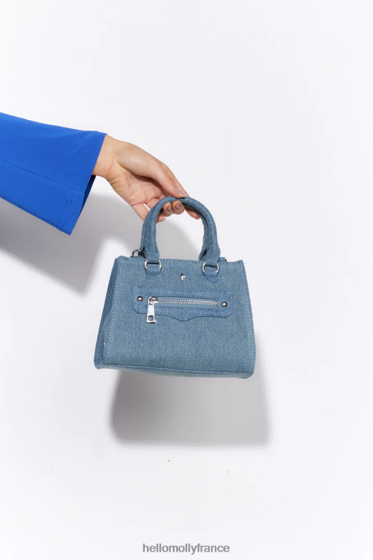 Hello Molly peta + jain sac jaden denim argent bleu accessoires 40222H10166