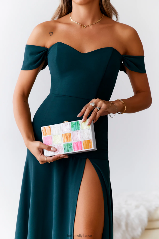 Hello Molly pochette de couleur claire multi accessoires 40222H10182