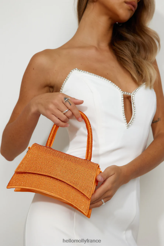 Hello Molly sac bandoulière billini alana diamant orange accessoires 40222H10227