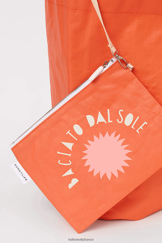 Hello Molly sac fourre-tout sunnylife baciato dal sole terre cuite accessoires 40222H10140