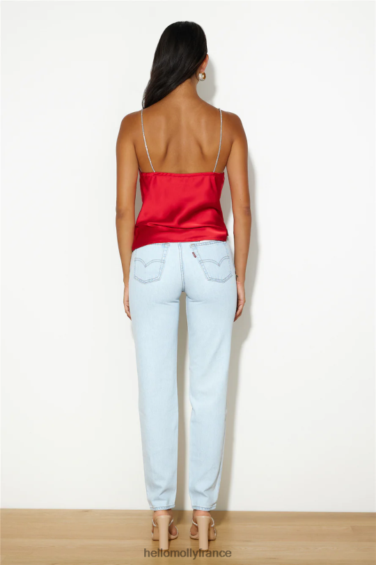 Hello Molly Levi\'s - Jean mom années 80 délavage indigo clair vêtements 40222H9751