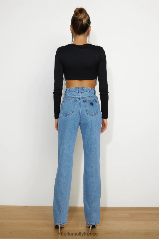 Hello Molly abrand un jean droit haut 94 géorgie vêtements 40222H9788