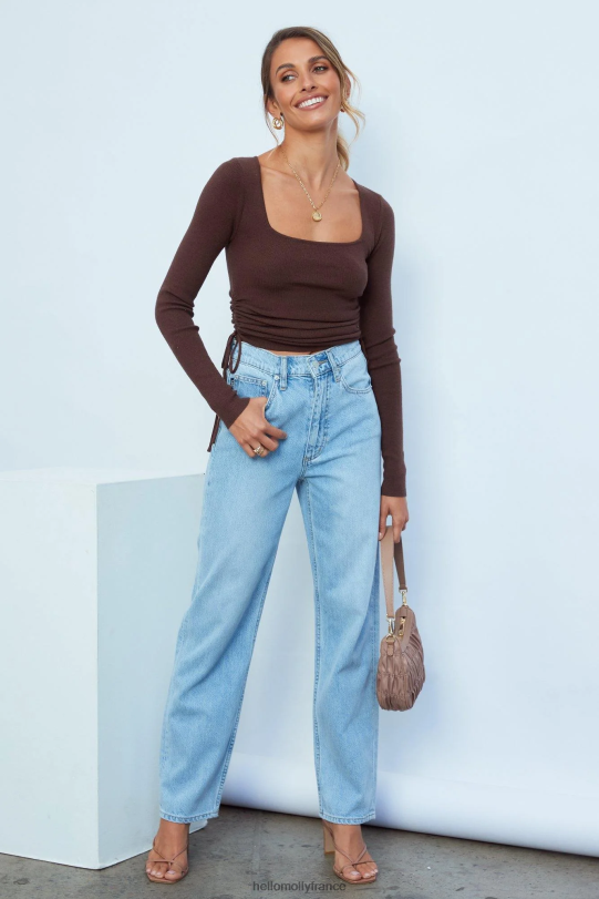Hello Molly jean lee beau relooké bleu vêtements 40222H9779