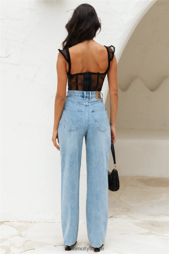 Hello Molly wrangler bella baggy jean décontracté naviguer vêtements 40222H9765