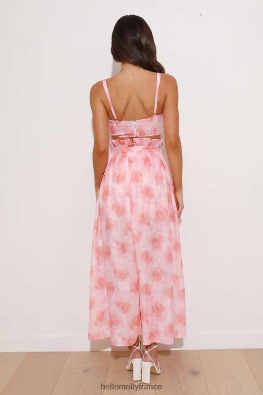 Hello Molly boissons jupe-short fluide rose vêtements 40222H9537