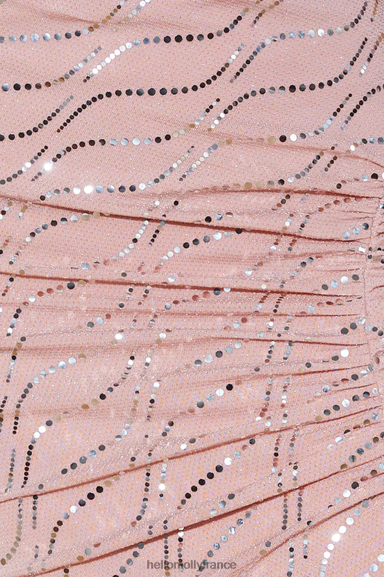 Hello Molly comme une jupe mi-longue de génie blush chatoyant vêtements 40222H9214