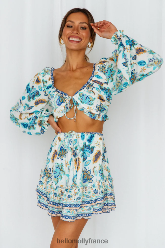 Hello Molly faire le plus de jupe bleue vêtements 40222H9315