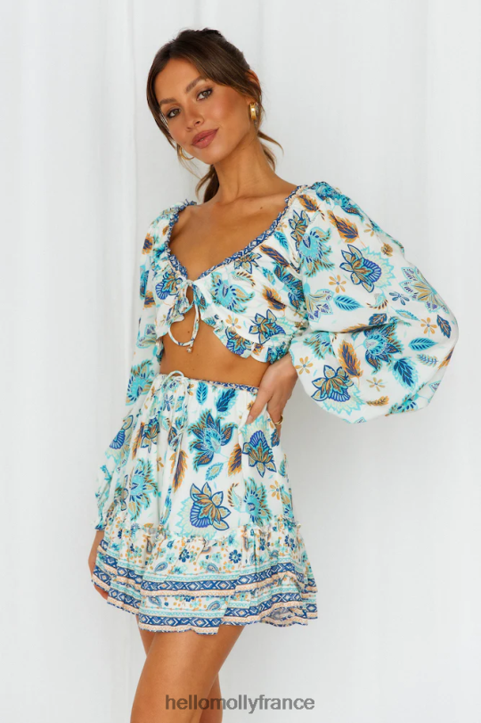 Hello Molly faire le plus de jupe bleue vêtements 40222H9315