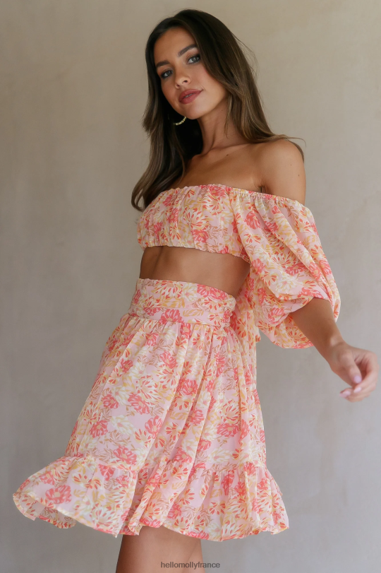 Hello Molly jupe kitty love fleurie vêtements 40222H9332