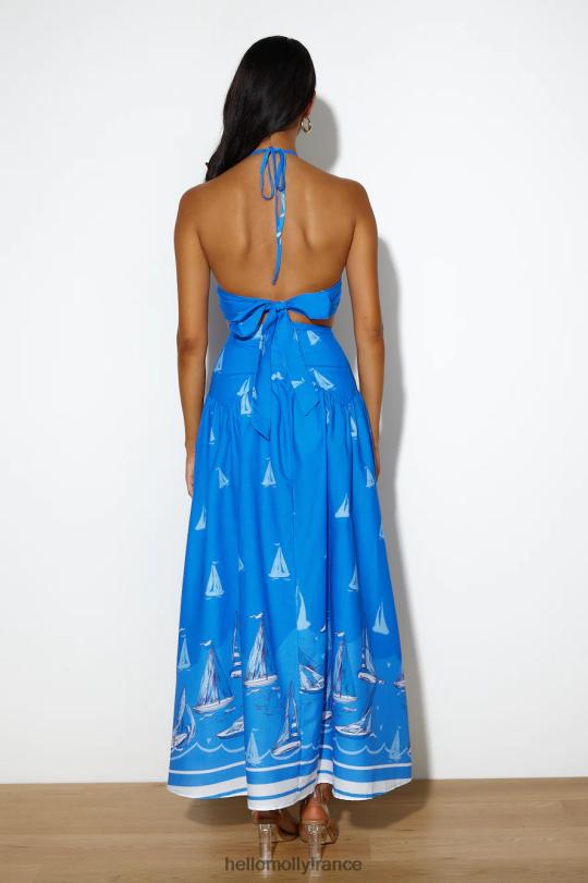 Hello Molly jupe longue boldest move bleu foncé vêtements 40222H9145