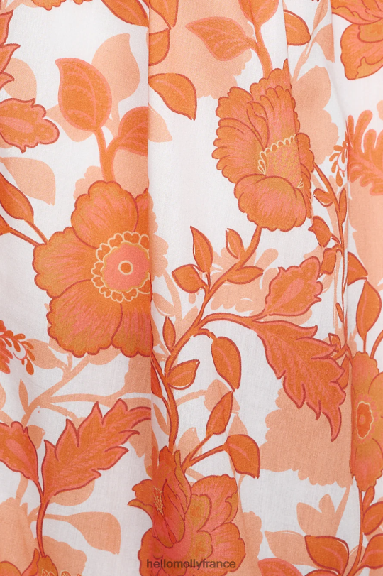 Hello Molly jupe longue crème brûlée orange vêtements 40222H9651