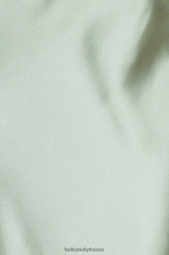 Hello Molly jupe longue en satin Ideal Vision sauge vêtements 40222H9623