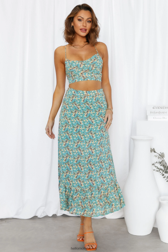 Hello Molly jupe longue à fleurs fleuries vêtements 40222H9171