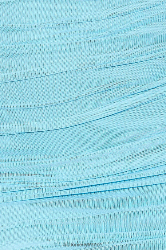 Hello Molly mini-jupe en maille de fabrication spéciale bleue vêtements 40222H9411