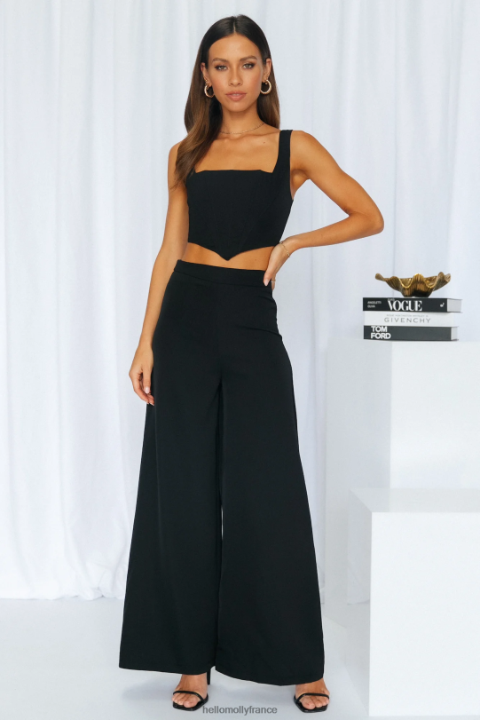 Hello Molly pantalon donc automatique noir vêtements 40222H9183