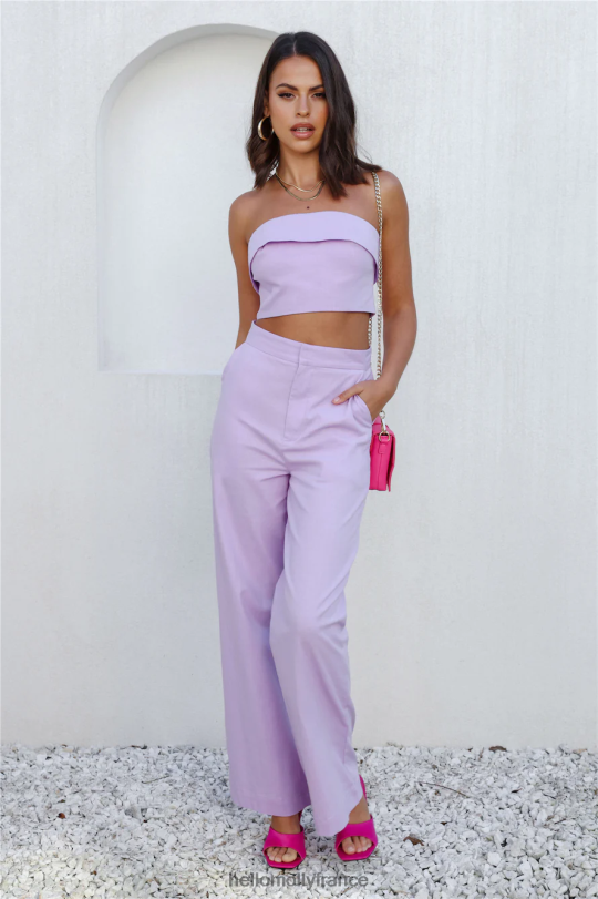 Hello Molly pantalon premier mouvement violet vêtements 40222H9166