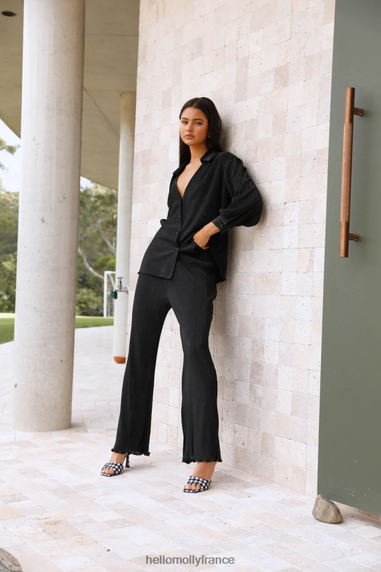 Hello Molly ton pantalon d'amusement noir vêtements 40222H9301