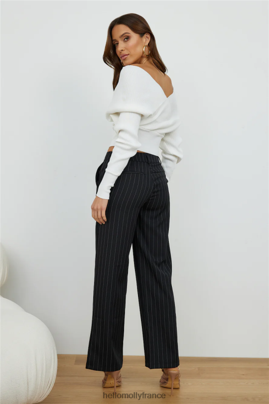 Hello Molly fidèlement à vous pantalon noir vêtements 40222H9724