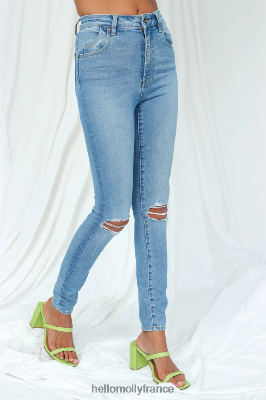 Hello Molly rolla's eastcoast - Jean skinny taille haute à la cheville, porté océan vêtements 40222H9714