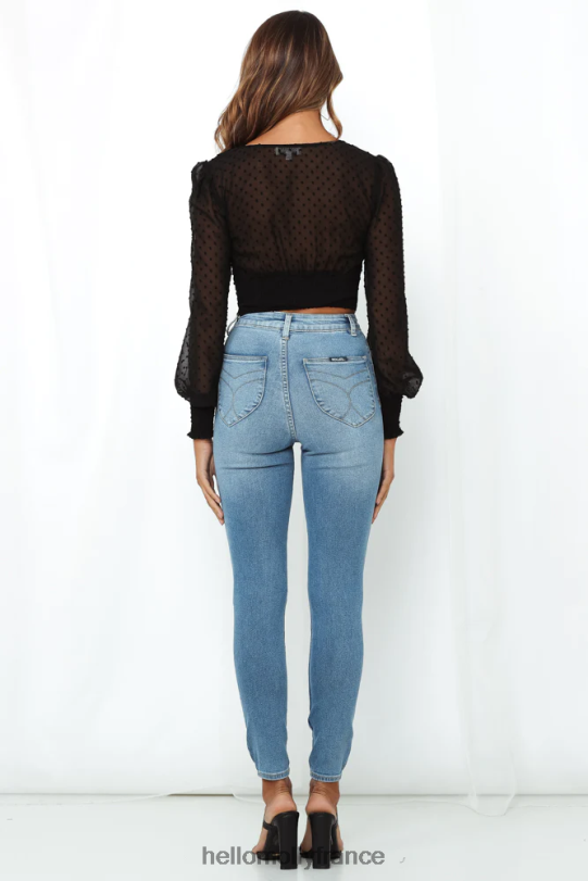 Hello Molly rolla\'s eastcoast - Jean skinny taille haute à la cheville, porté océan vêtements 40222H9714