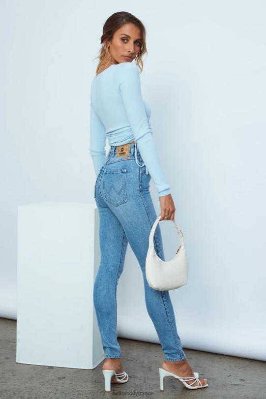 Hello Molly wrangler hi pins jean skinny court jupiter vêtements 40222H9716
