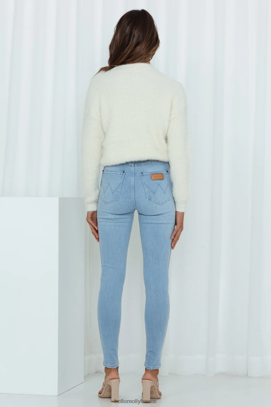 Hello Molly wrangler hi pins jean skinny solis fondu vêtements 40222H9711