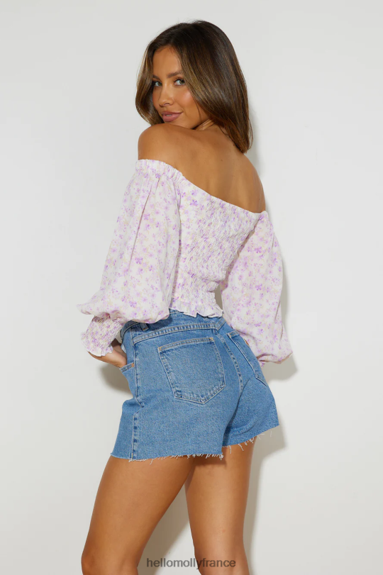 Hello Molly abrand a venice short bleu vintage moyen vêtements 40222H9675