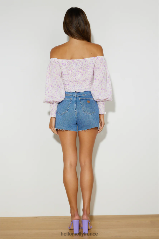 Hello Molly abrand a venice short bleu vintage moyen vêtements 40222H9675