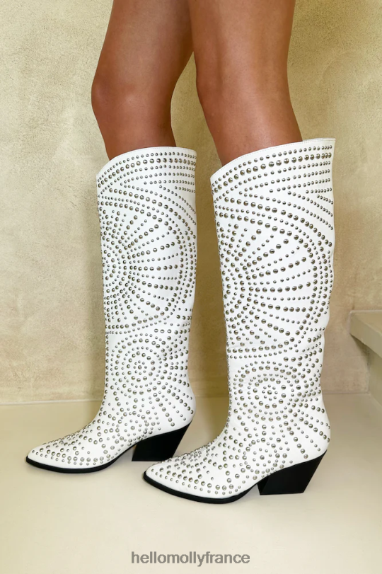 Hello Molly bottes billini zachariah blanches chaussure 40222H10032