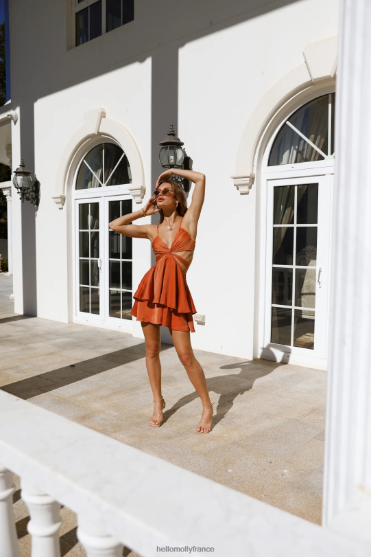 Hello Molly Dish Your Secrets - Barboteuse orange vêtements 40222H7753