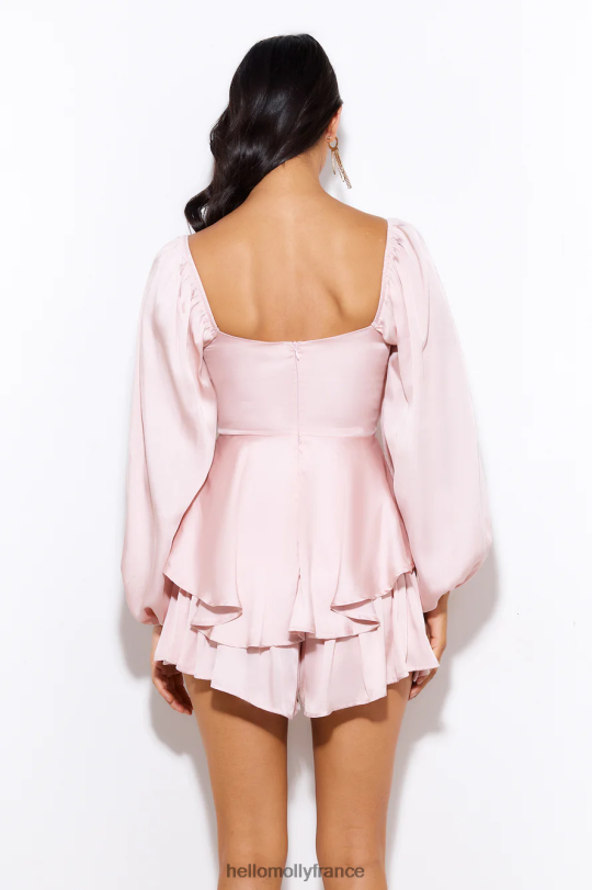 Hello Molly barboteuse de fête en satin rose vêtements 40222H7800