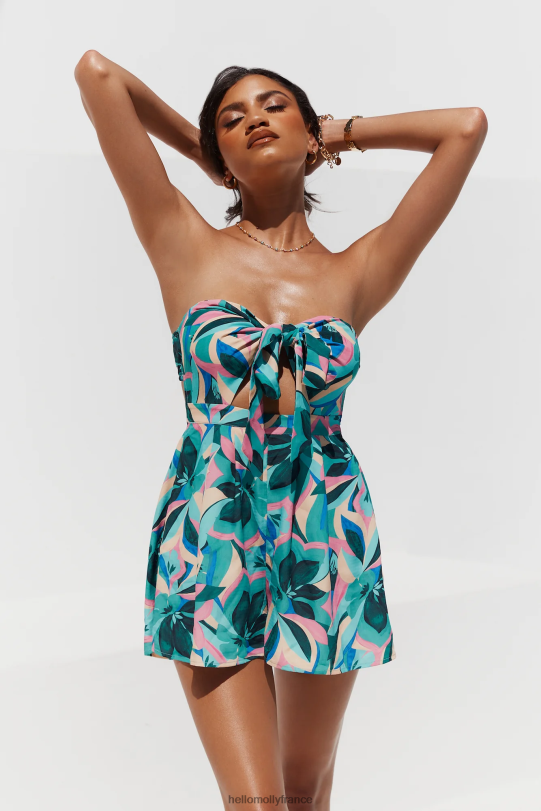 Hello Molly barboteuse lei sur la plage bleu vêtements 40222H7846