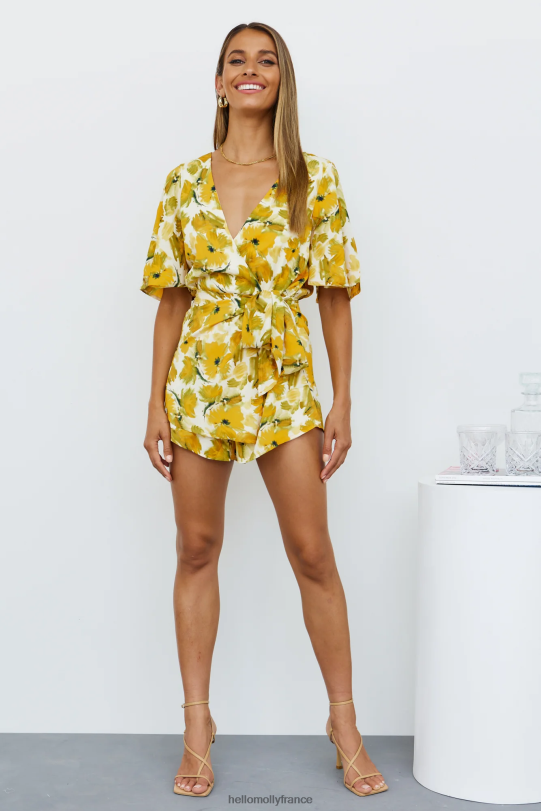 Hello Molly barboteuse spéciale à vie jaune vêtements 40222H7841