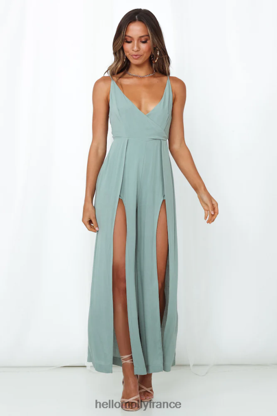 Hello Molly belle chose combinaison verte vêtements 40222H7817