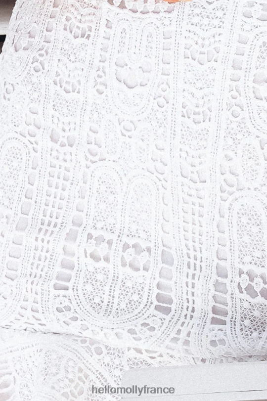 Hello Molly combinaison de touches de commutation blanc vêtements 40222H7746