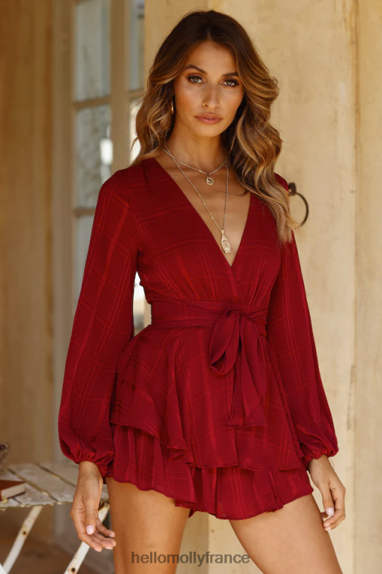 Hello Molly je dois être seul maintenant, barboteuse vin vêtements 40222H7888