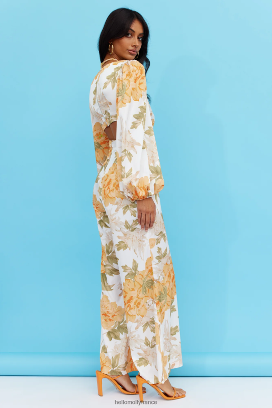 Hello Molly je t\'ai mémorisé combinaison fleurie vêtements 40222H7923