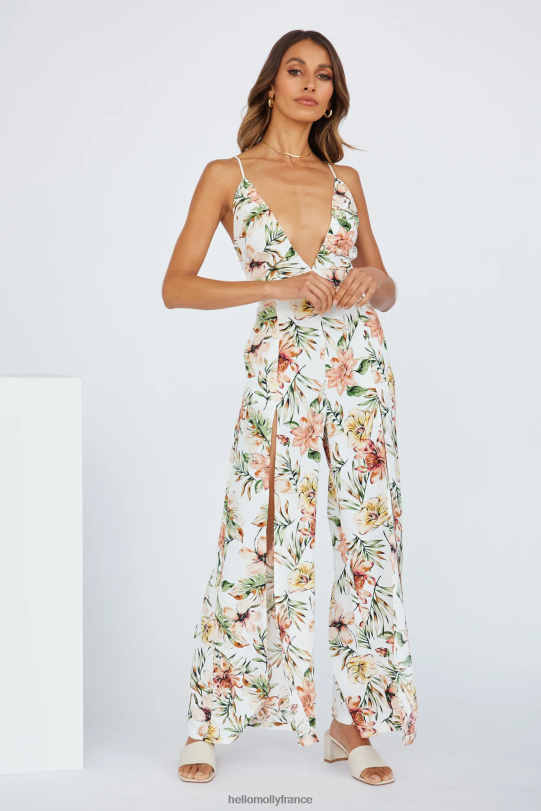 Hello Molly je veux plus de toi, combinaison blanche vêtements 40222H7833