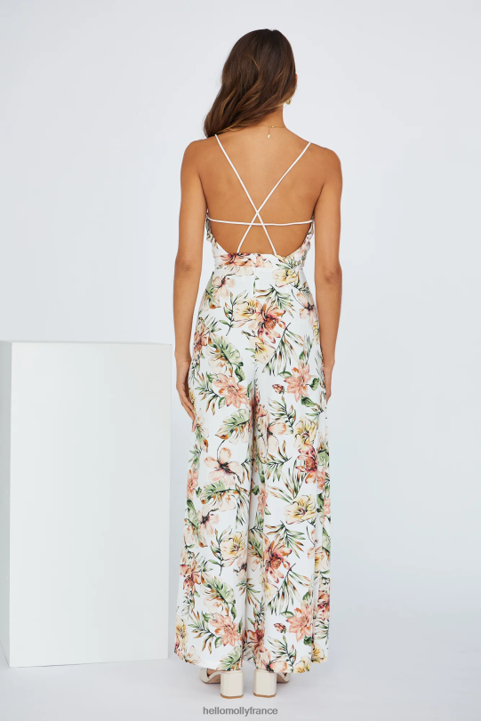 Hello Molly je veux plus de toi, combinaison blanche vêtements 40222H7833